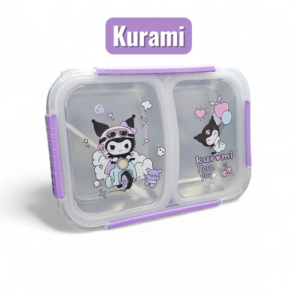 Kurami & Stich Design Two Compartment Lunch Box
