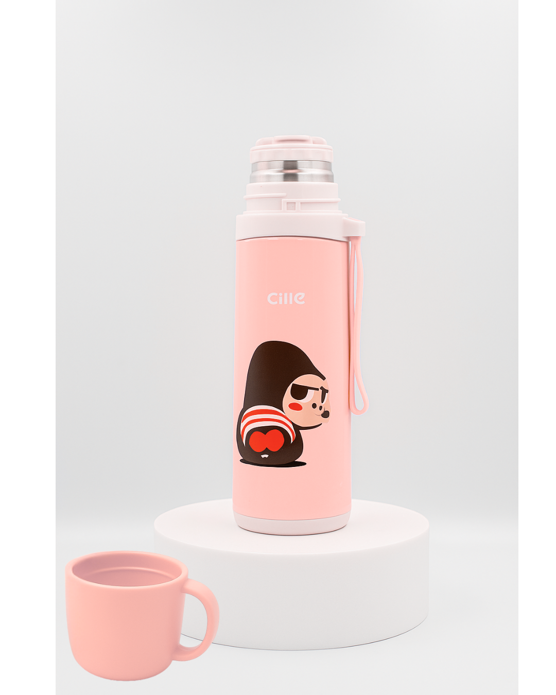 Cille 500 ml Bottle with Cup