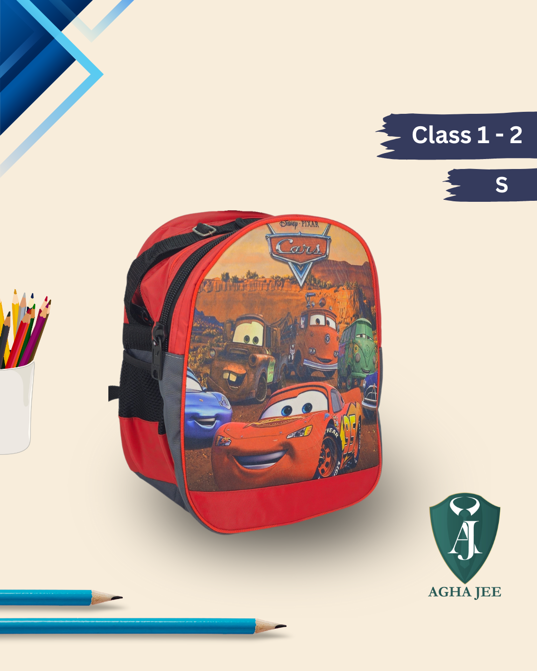 Kids Catoon School Backpack (S)