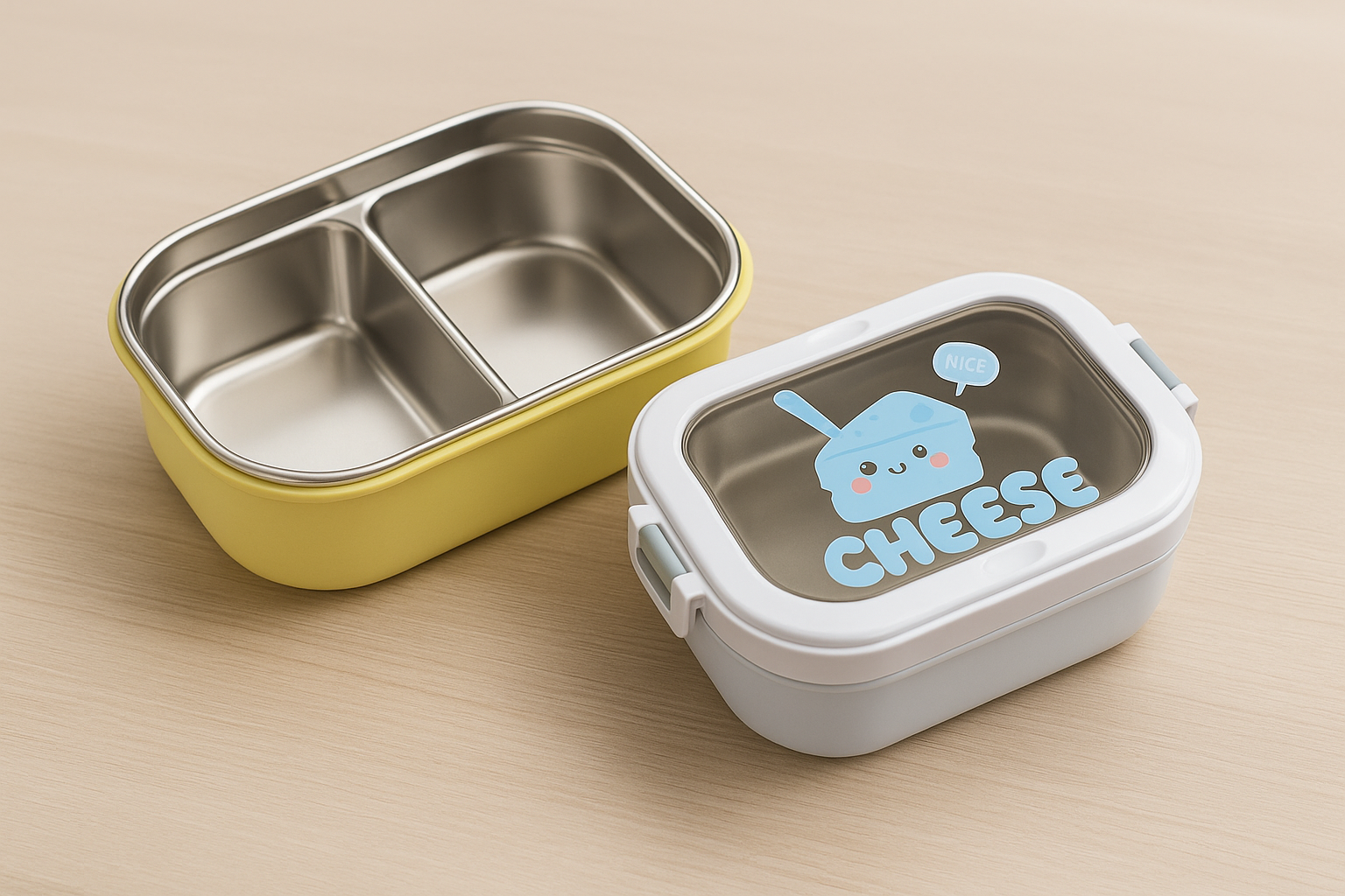 Cheese School Lunch Box