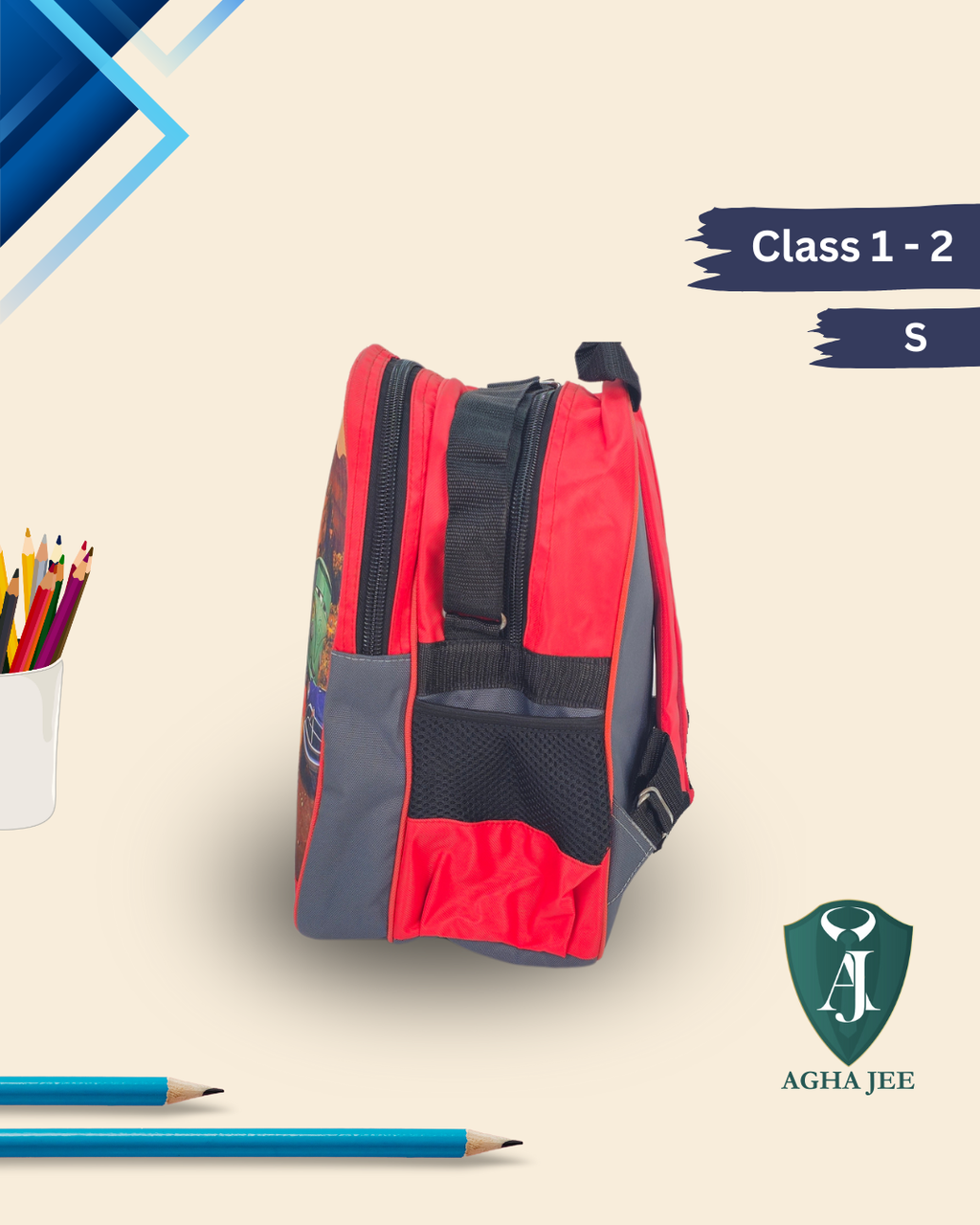 Kids Catoon School Backpack (S)