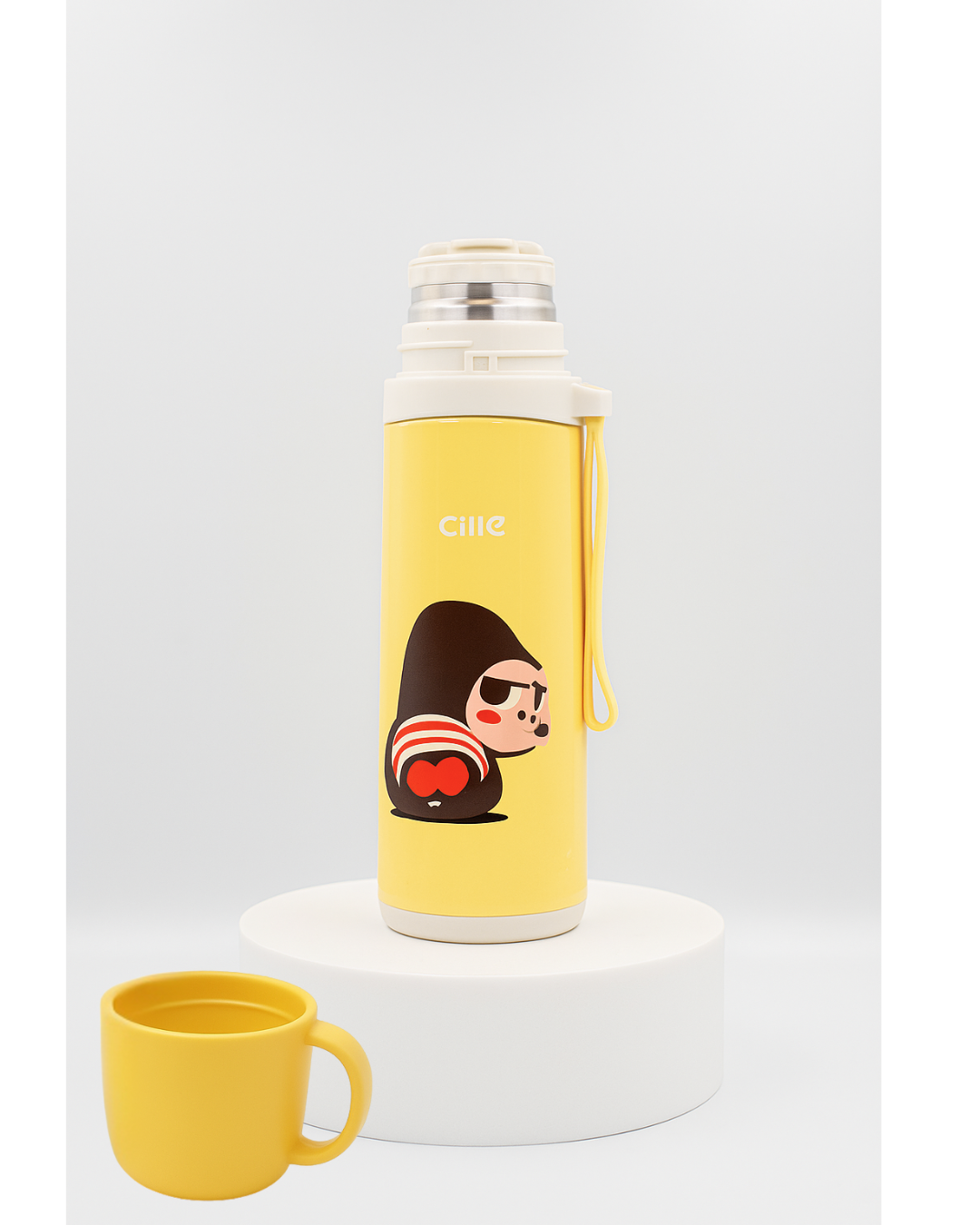 Cille 500 ml Bottle with Cup