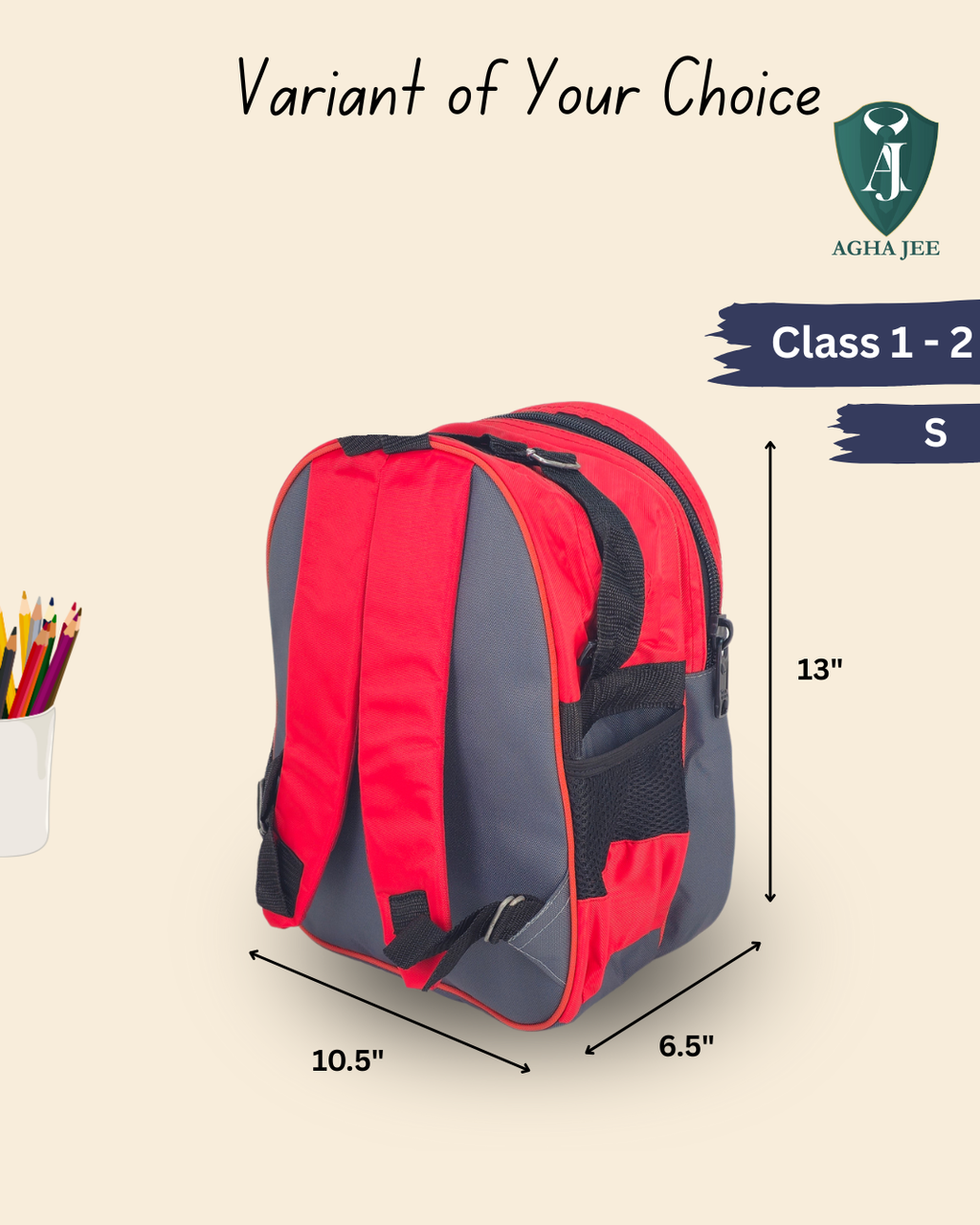 Kids Catoon School Backpack (S)