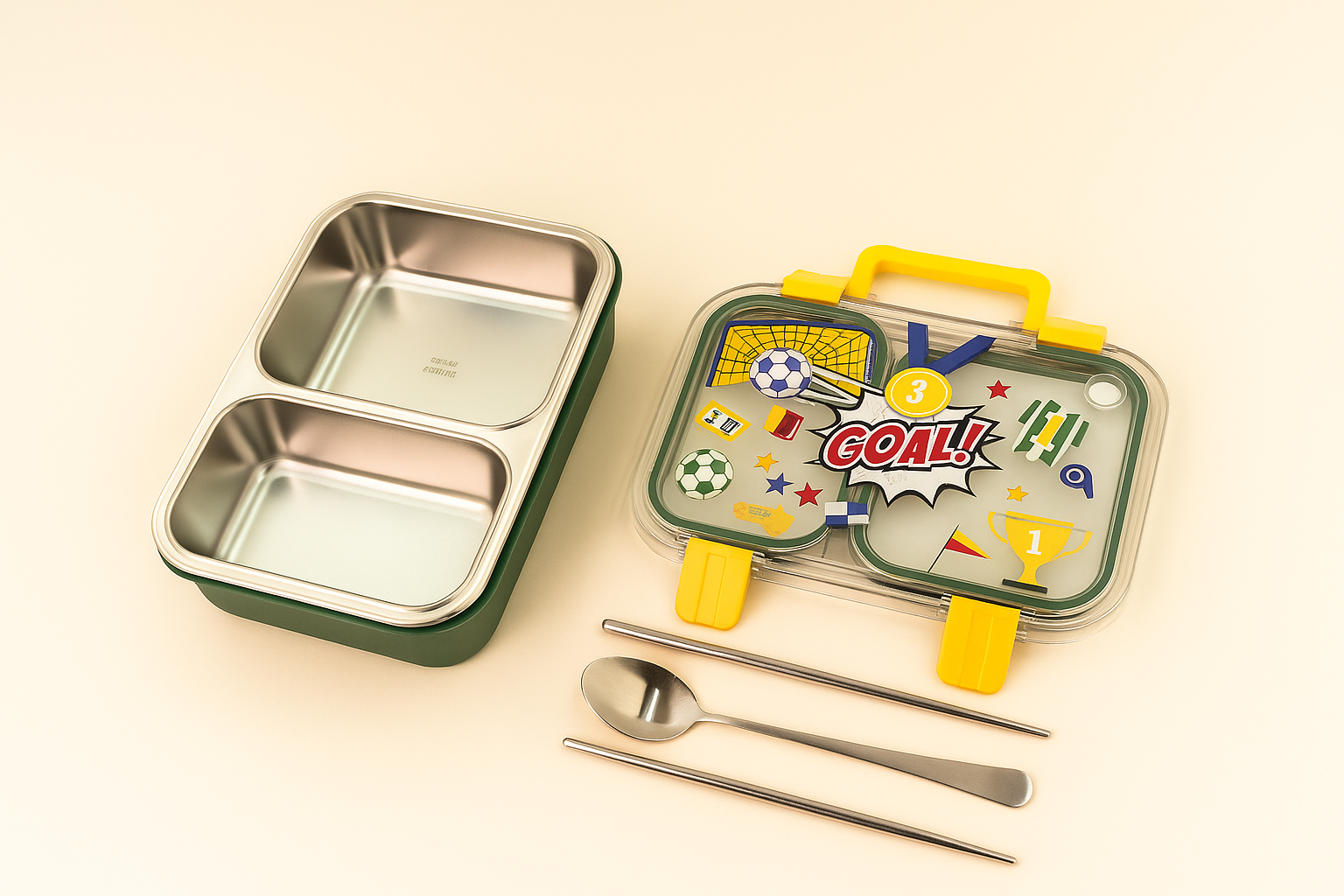 Kids Cartoon Printed School Lunch Box