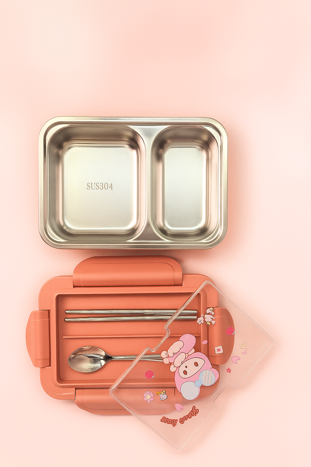 Kids Cartoon School Lunch Box