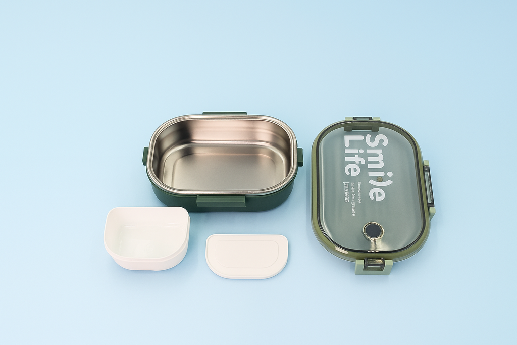 Premium Stainless Steel School Lunch Box –  SMILE