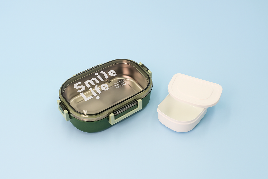 Premium Stainless Steel School Lunch Box –  SMILE