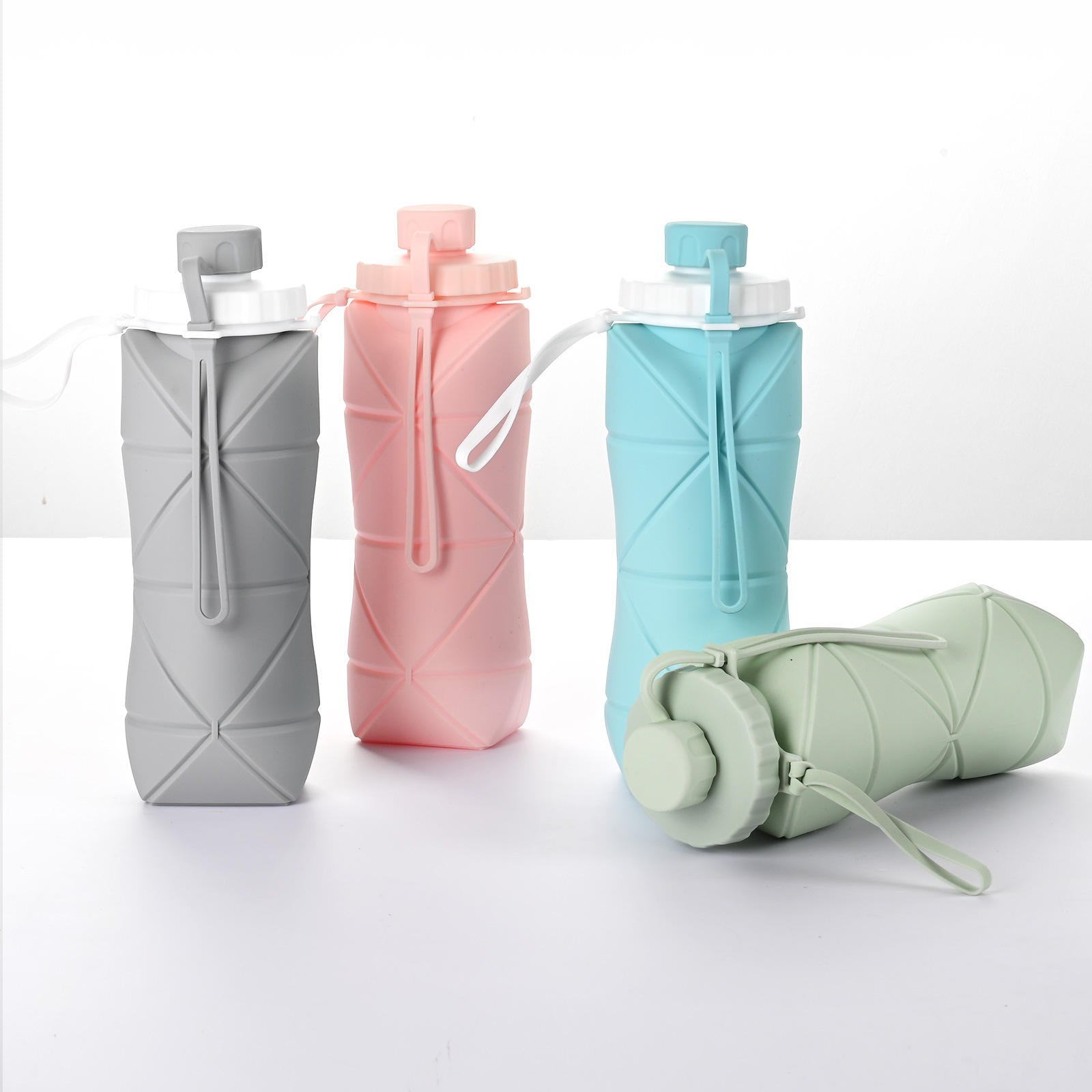 Premium Foldable Silicone Water Bottle | 600 ml | Leak-Proof
