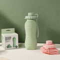 Premium Foldable Silicone Water Bottle | 600 ml | Leak-Proof